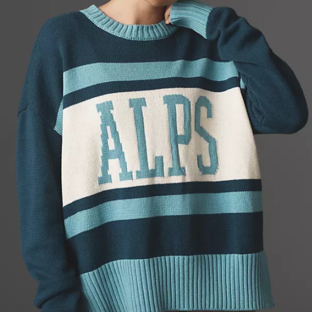 Beach Riot Callie Ski Sweater Anthropologie MEDIUM Alps NEW With TAGS